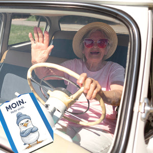 Manfred die Möwe Moin mehr nicht Parkscheibe für Küstenfans