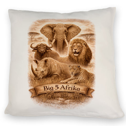Big 5 Afrika Kissen mit Tiermotiven