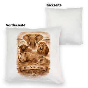 Big 5 Afrika Kissen mit Tiermotiven