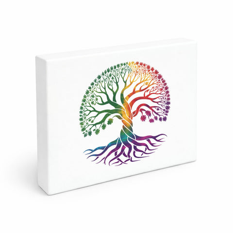 Lebensbaum Holzbild in 20x15 cm zum Stellen oder Aufhängen