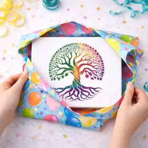 Lebensbaum Holzbild in 20x15 cm zum Stellen oder Aufhängen