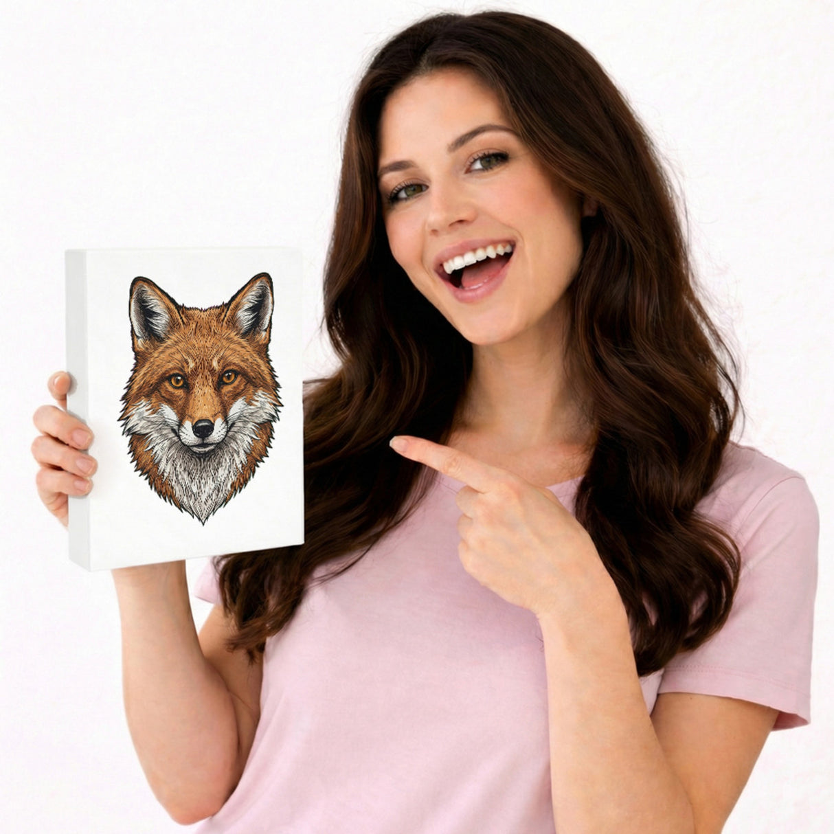 Fuchs Holzbild in 20x15 cm zum Stellen oder Aufhängen für Naturliebhaber