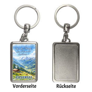 Wo die Berge den Himmel berühren Schlüsselanhänger - Zillertal