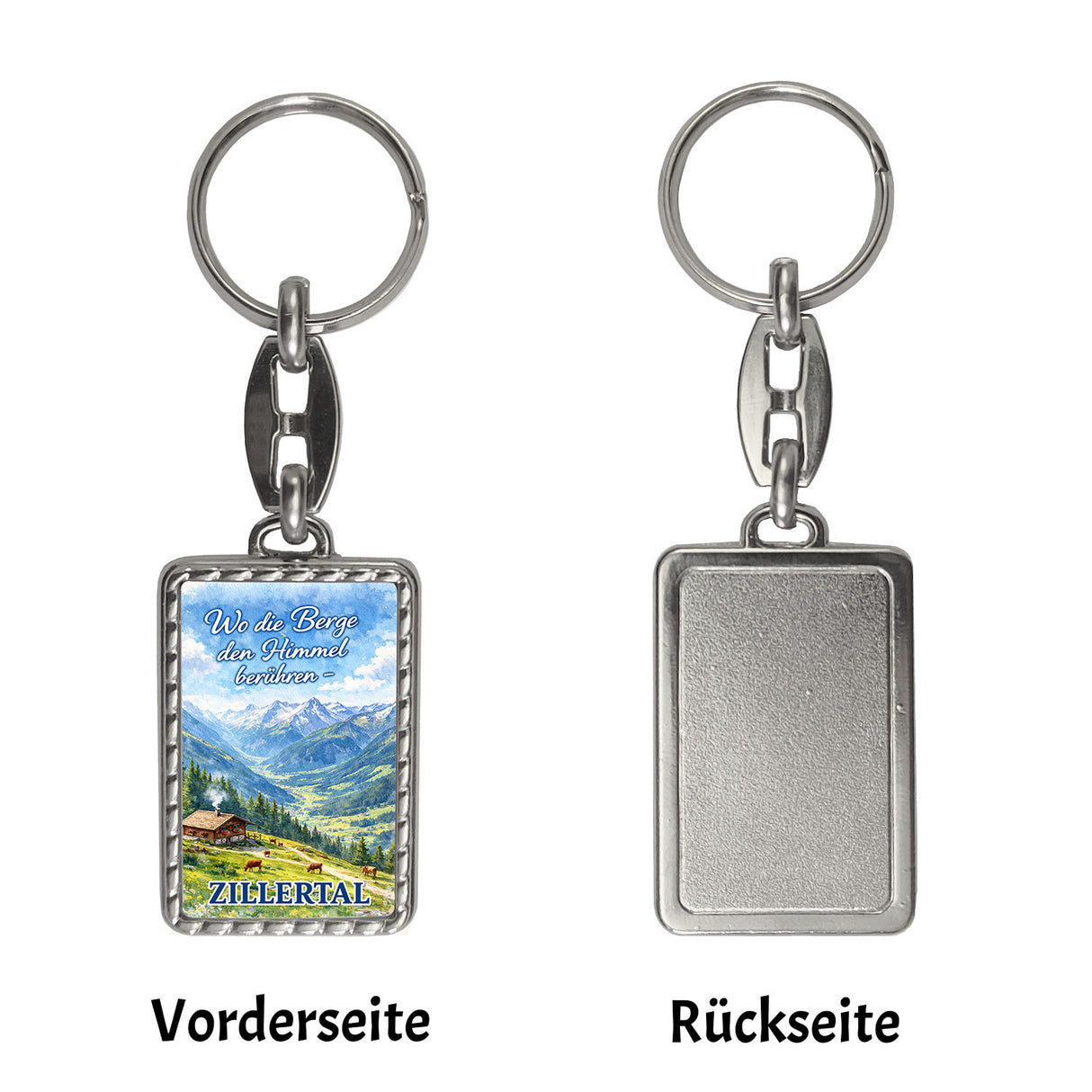 Wo die Berge den Himmel berühren Schlüsselanhänger - Zillertal