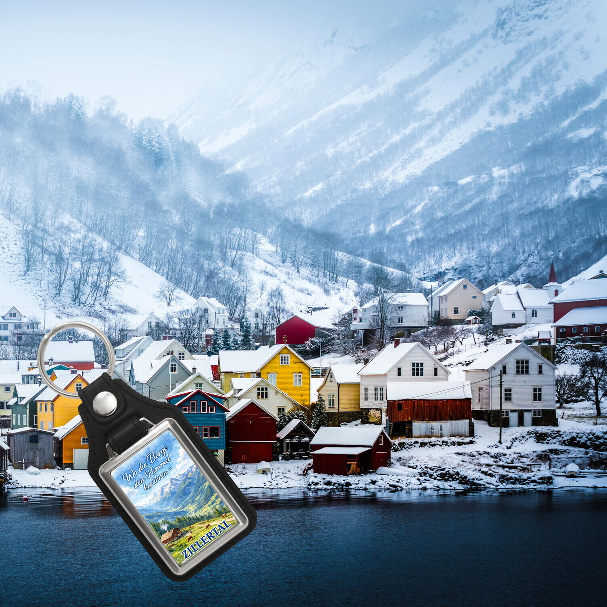 Wo die Berge den Himmel berühren Schlüsselanhänger - Zillertal