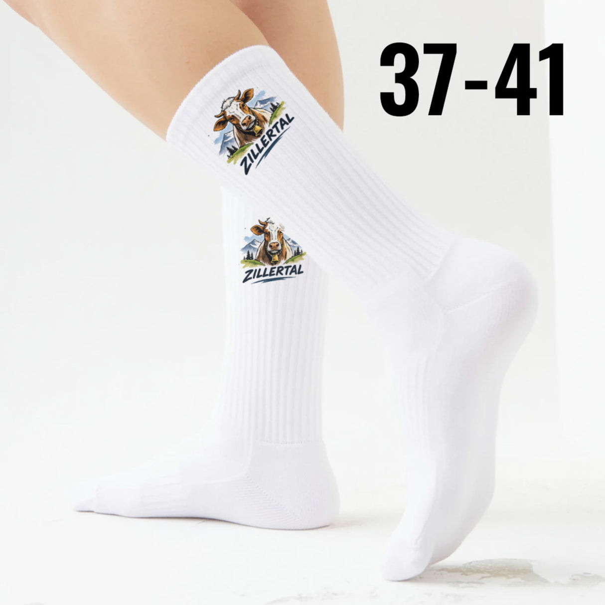 epicsocks Zillerblick Zillertal Kuh Socken in 37-41 im Paar