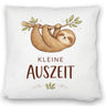Faultier an Ast kleine Auszeit Kissen