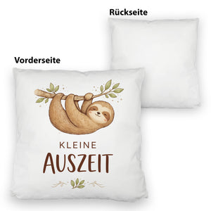 Faultier an Ast kleine Auszeit Kissen