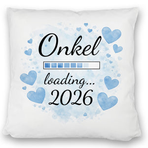 Hellblau Herzen Onkel loading 2026 Kissen
