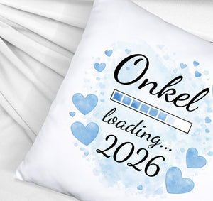 Hellblau Herzen Onkel loading 2026 Kissen