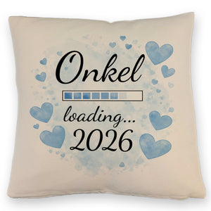 Hellblau Herzen Onkel loading 2026 Kissen