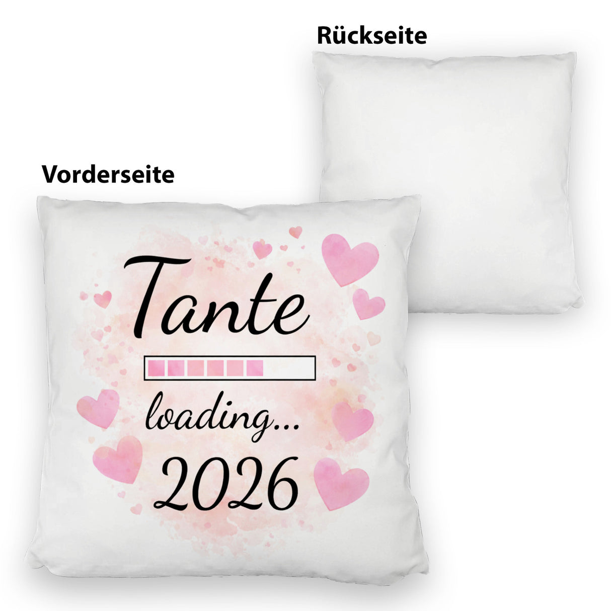 Rosa Herzen Tante Kissen Tante loading... 2026