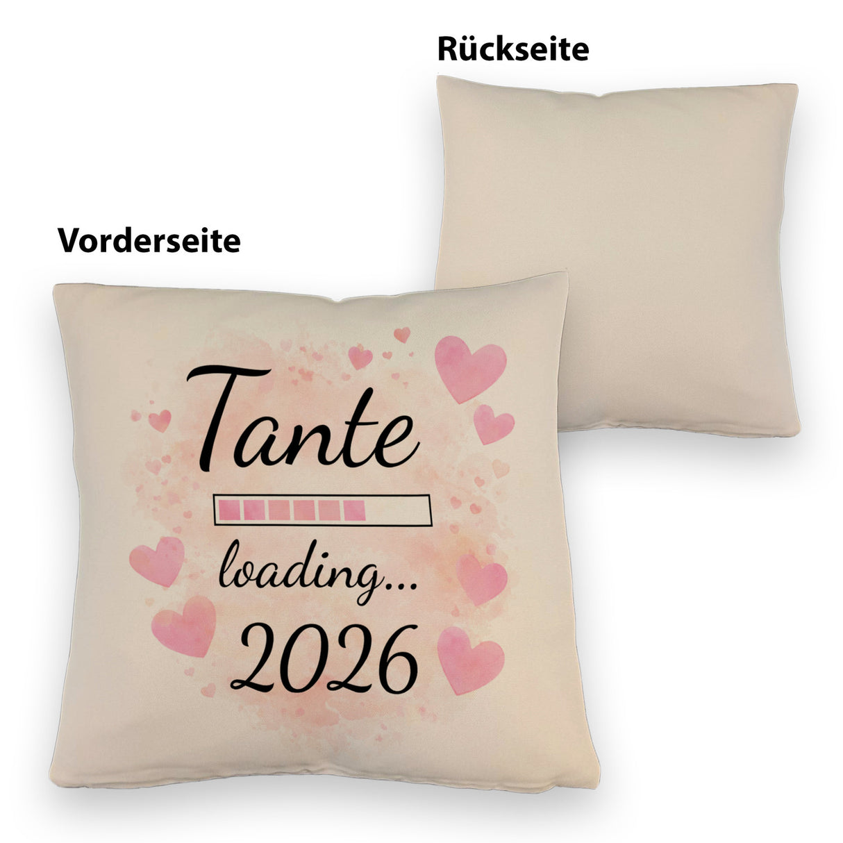 Rosa Herzen Tante Kissen Tante loading... 2026