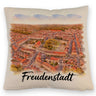 Freudenstadt Kissen Luftbild Aquarell
