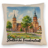 Stadtkirche Freudenstadt Kissen Aquarell