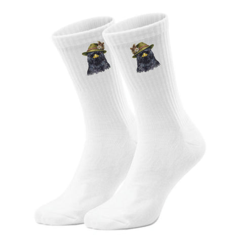 epicsocks Alpen Charme Wald und Luft Alpendohle Socken in 37-41 im Paar