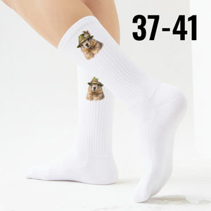 epicsocks Alpen Charme Alm und Berg Murmeltier Socken in 37-41 im Paar