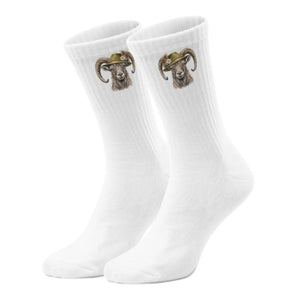 epicsocks Alpen Charme Alm und Berg Steinbock Socken in 37-41 im Paar
