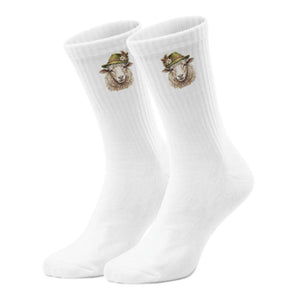 epicsocks Alpen Charme Alm und Berg Schaf Socken in 37-41 im Paar