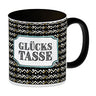 Kaffeebecher mit Glückstasse Motiv