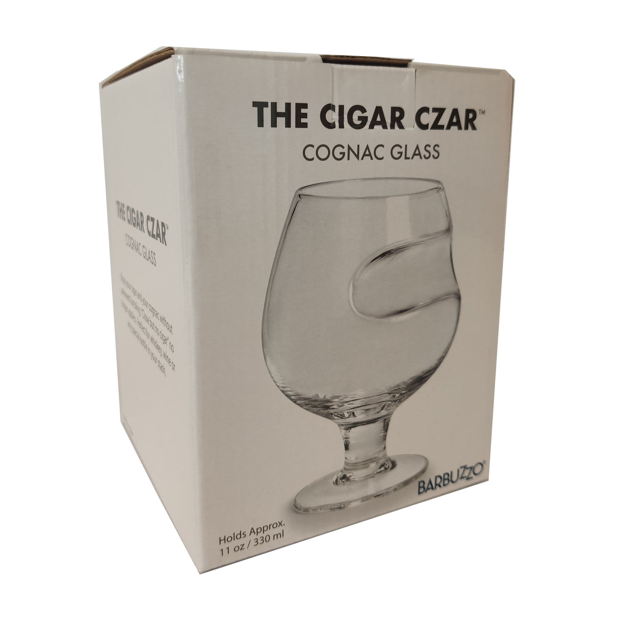 Feinschmecker Cognacglas mit Zigarrenablage