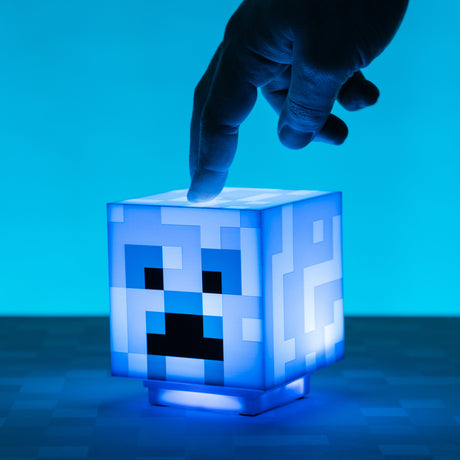 Minecraft Charged Creeper Dekolampe mit Creeper Sound