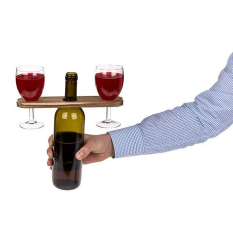 Wein Butler Weinglashalter für zwei Weingläser