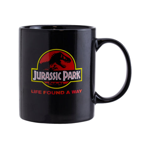 Jurassic Park Logo Kaffeebecher mit Wärmeeffekt