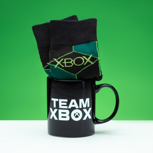 Team Xbox Logo Kaffeebecher mit Socken