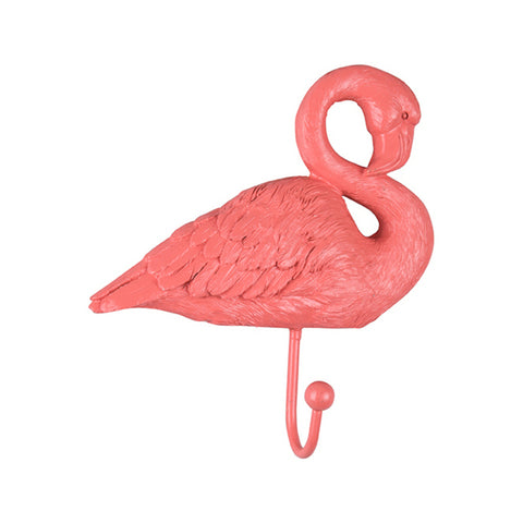 Flamingo Kleiderhaken in rosa