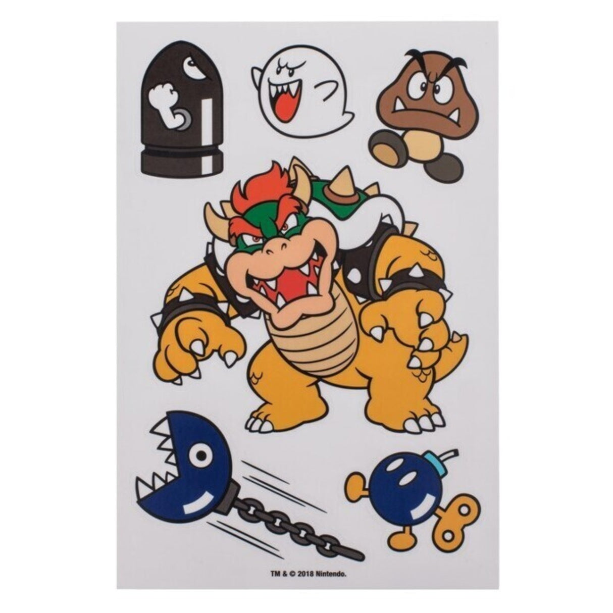 Super Mario Gadget Sticker für Laptop, Smartphone und Tablet im 39er Set