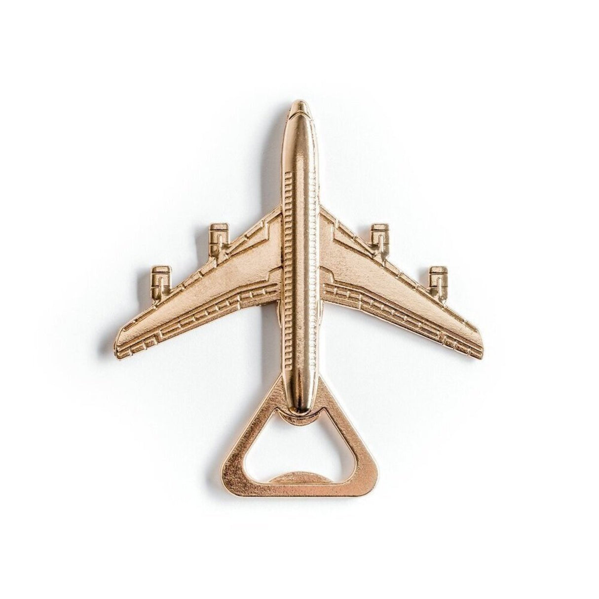 Flugzeug Flaschenöffner in bronze
