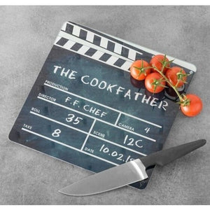 The Cookfather Filmklappe Schneidebrett