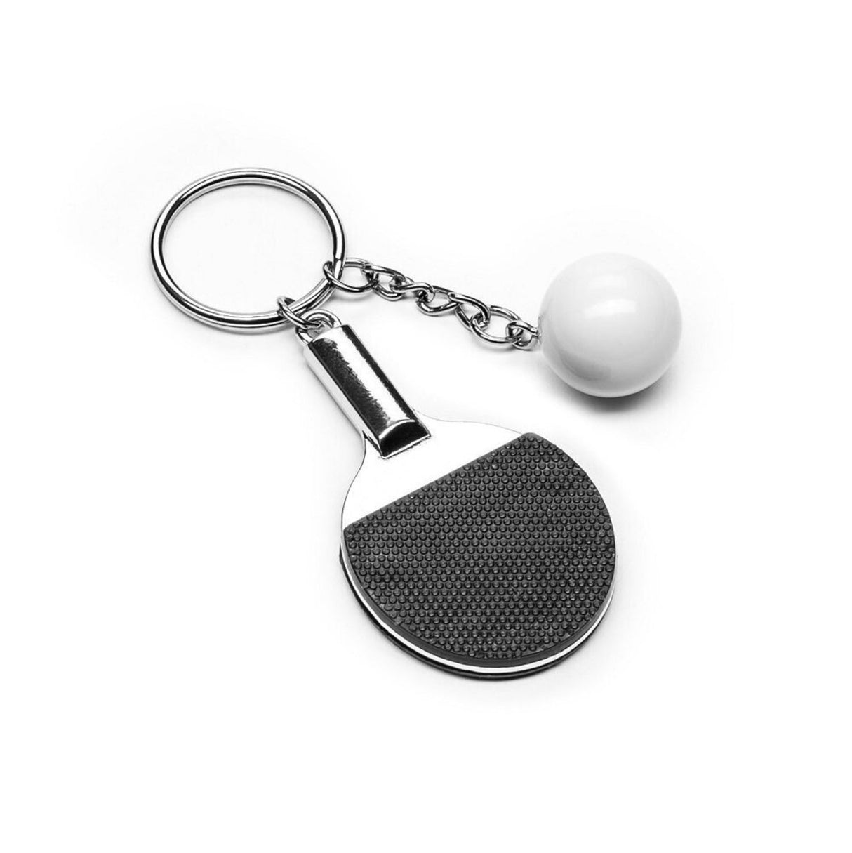 Tischtennisschläger Schlüsselanhänger mit Ball