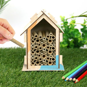 DIY Insektenhotel mit Buntstiften
