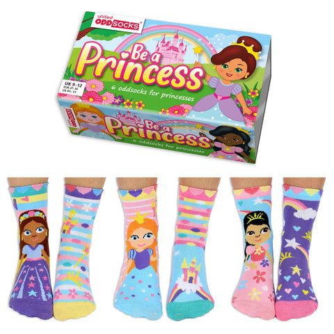 Be a Princess Prinzessin Oddsocks Socken in 27-30 im 6er Set