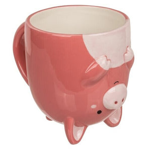 Schwein Kopfüber Kaffeebecher