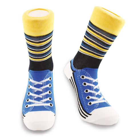 Sneaker mit Ringelstrumpf Socken in 36-40 im Paar