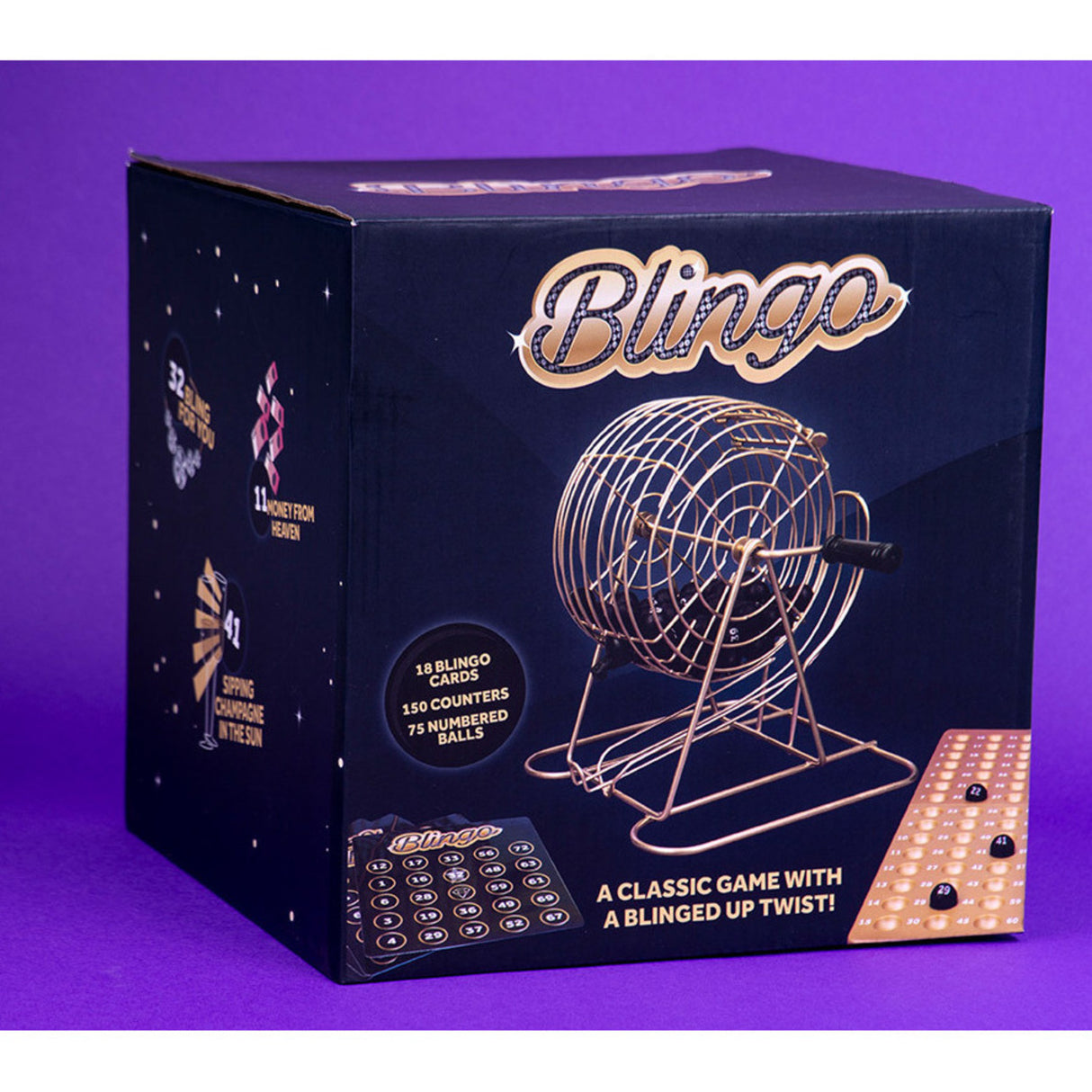 Blingo Gesellschaftsspiel - Bingo für Zuhause