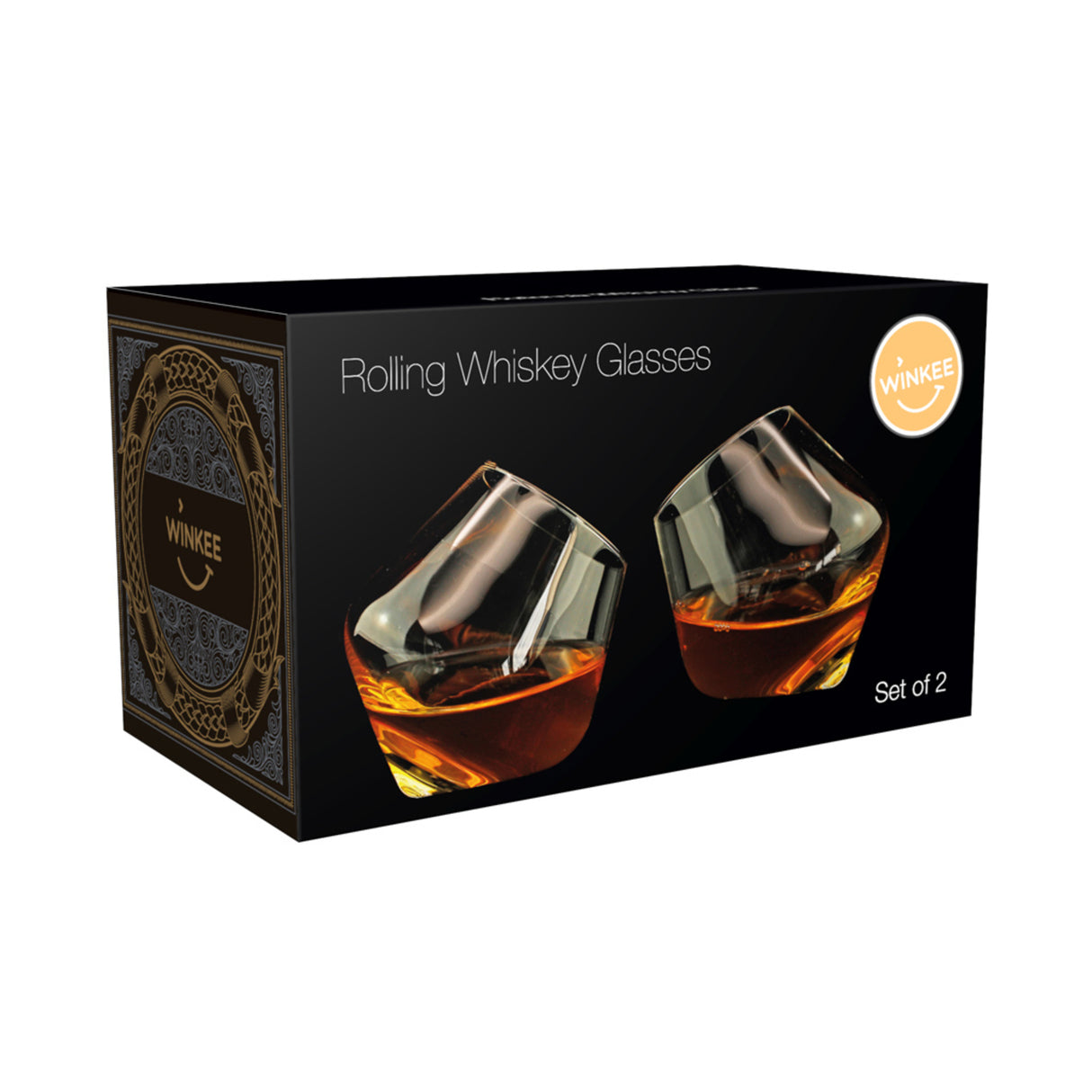 Rolling Whiskey Whiskygläser im 2er Set