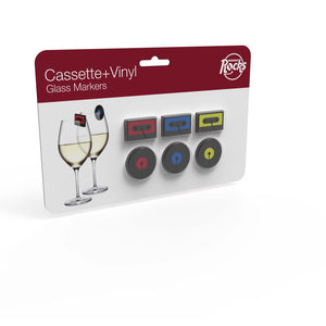 Kassette & Vinyl Glasmarkierer im 6er Set