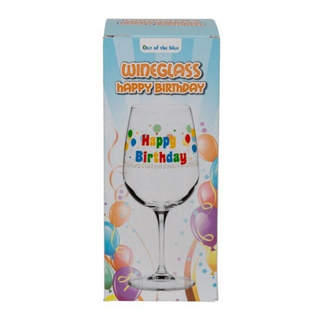 Happy Birthday Weinglas