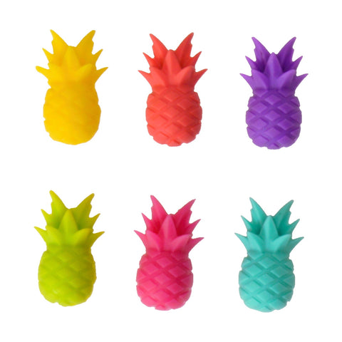 Ananas Glasmarkierer im 6er Set