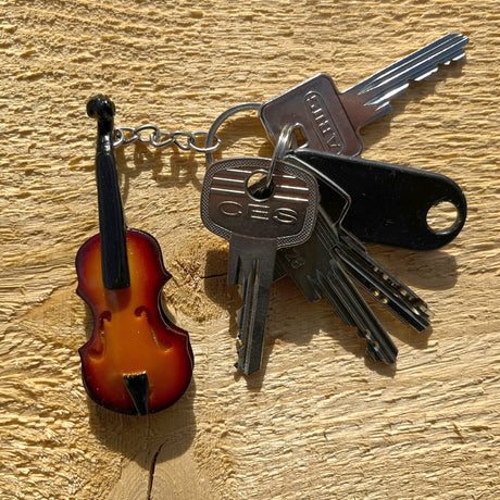 Geige Schlüsselanhänger