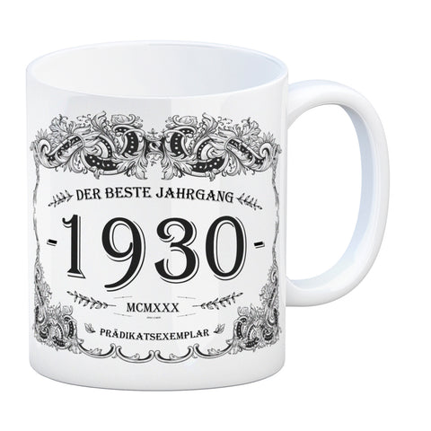 1930 der beste Jahrgang Kaffeebecher