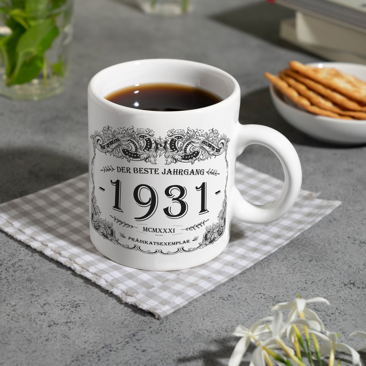 1931 der beste Jahrgang Kaffeebecher