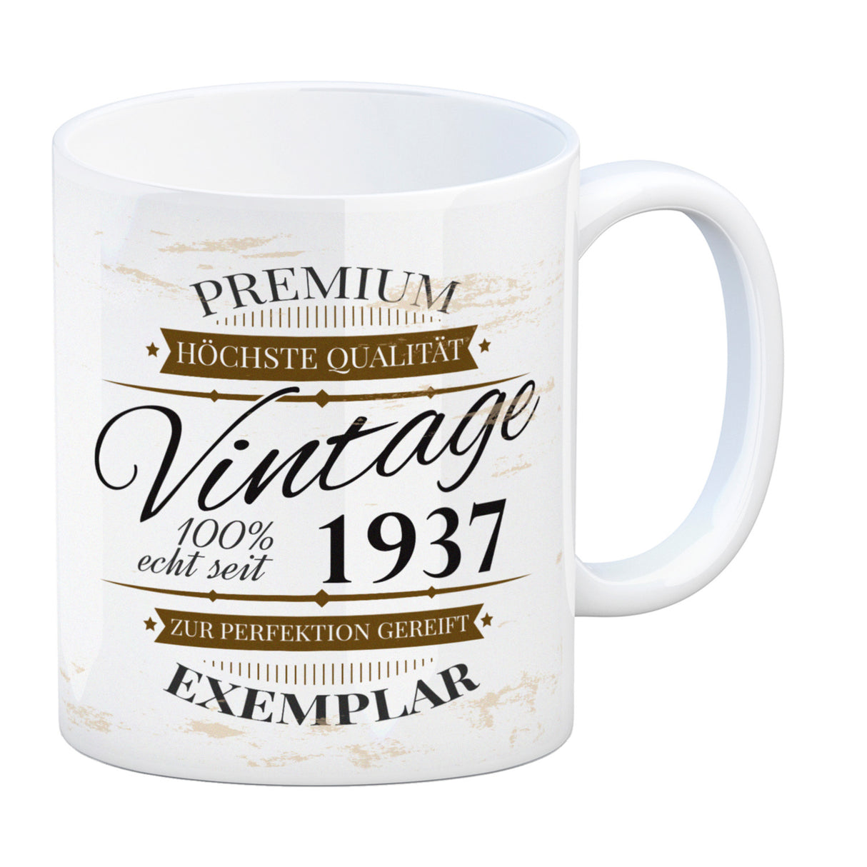 Vintage Tasse 100% echt seit 1937 - Premium Exemplar - Zur Perfektion gereift -