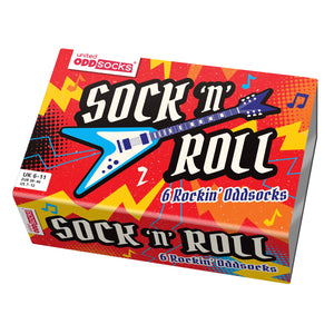 Sock n Roll Gitarre Oddsocks Socken in 39-46 im 6er Set