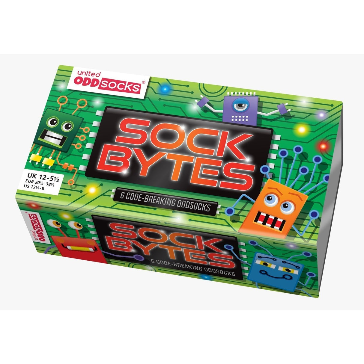 Sock Bytes Schaltkreis Oddsocks Socken in 30,5-38,5 im 6er Set