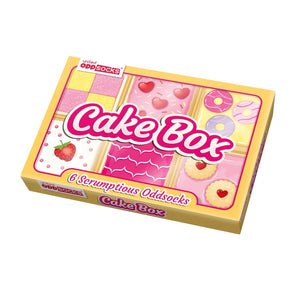 Cake Box Oddsocks Kuchen Socken in 37-42 im 6er Set